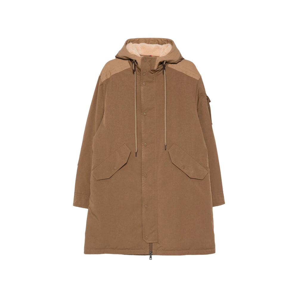 Moncler Brown Coats - Single Breasted Coats Men MONCLER