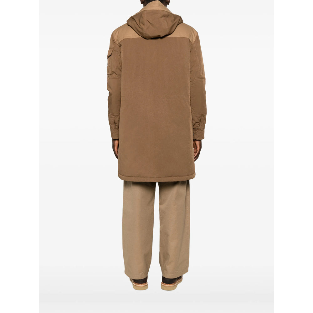 Moncler Brown Coats - Single Breasted Coats Men MONCLER