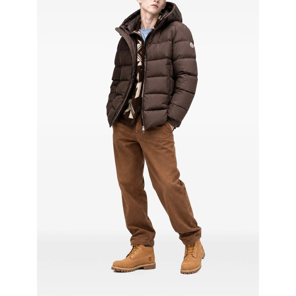 Moncler Brown Jackets - Padded & Down Jackets Men MONCLER