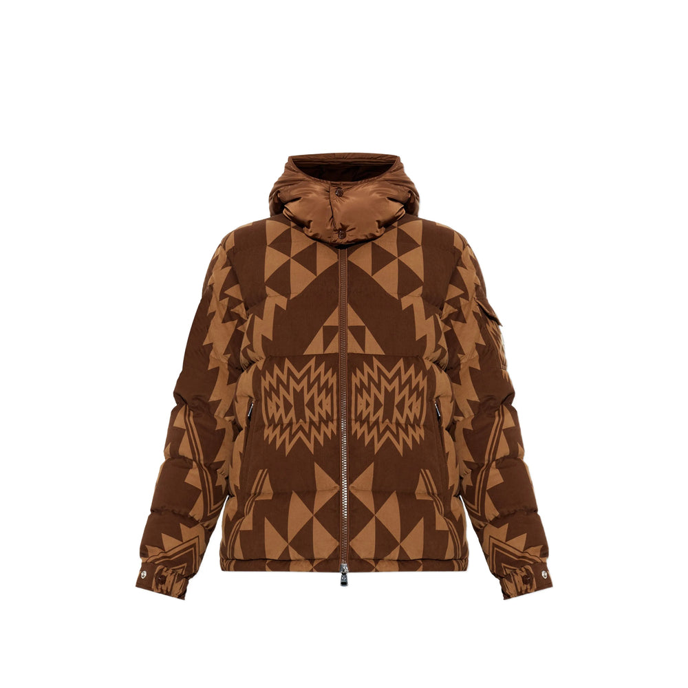 Moncler Brown Jackets - Padded & Down Jackets Men MONCLER