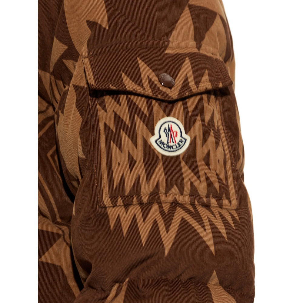Moncler Brown Jackets - Padded & Down Jackets Men MONCLER