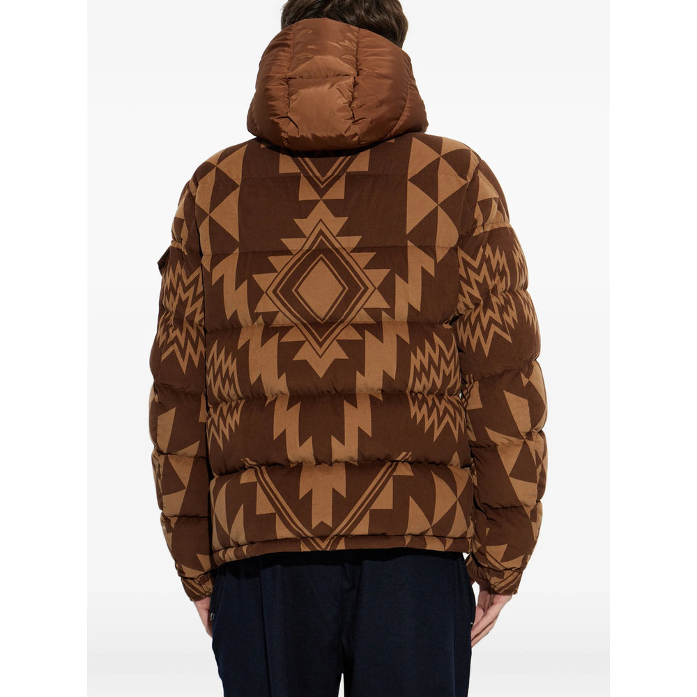 Moncler Brown Jackets - Padded & Down Jackets Men MONCLER