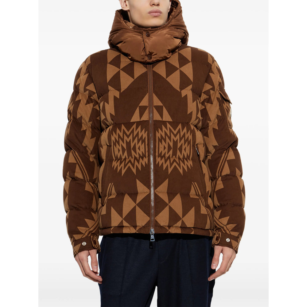 Moncler Brown Jackets - Padded & Down Jackets Men MONCLER