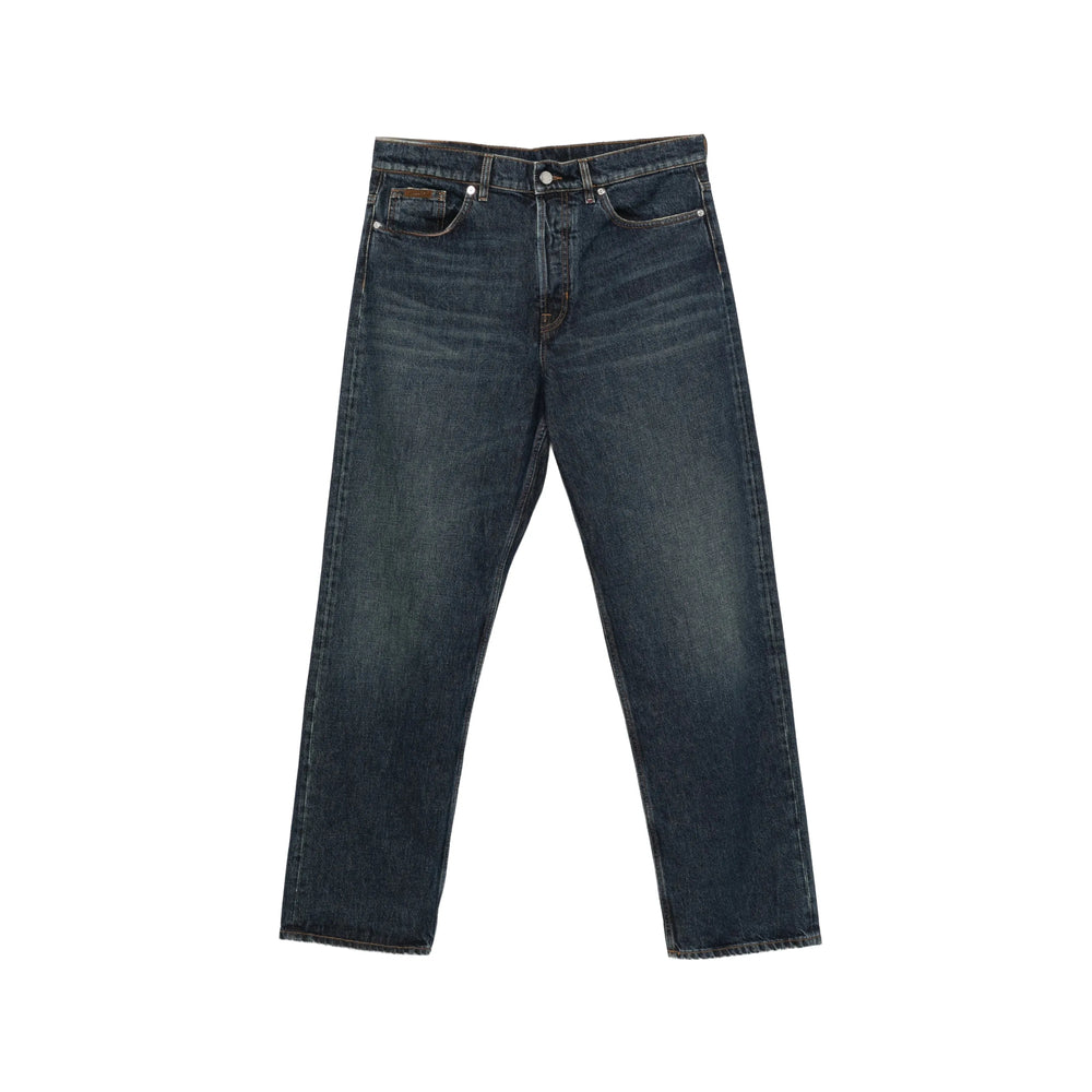 Moncler Blue Denim - Regular & Straight-Leg Jeans Men MONCLER
