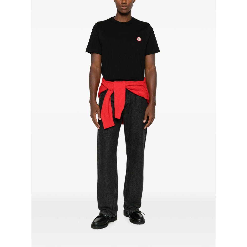 Moncler Black T-Shirts & Vests - T-Shirts Men MONCLER
