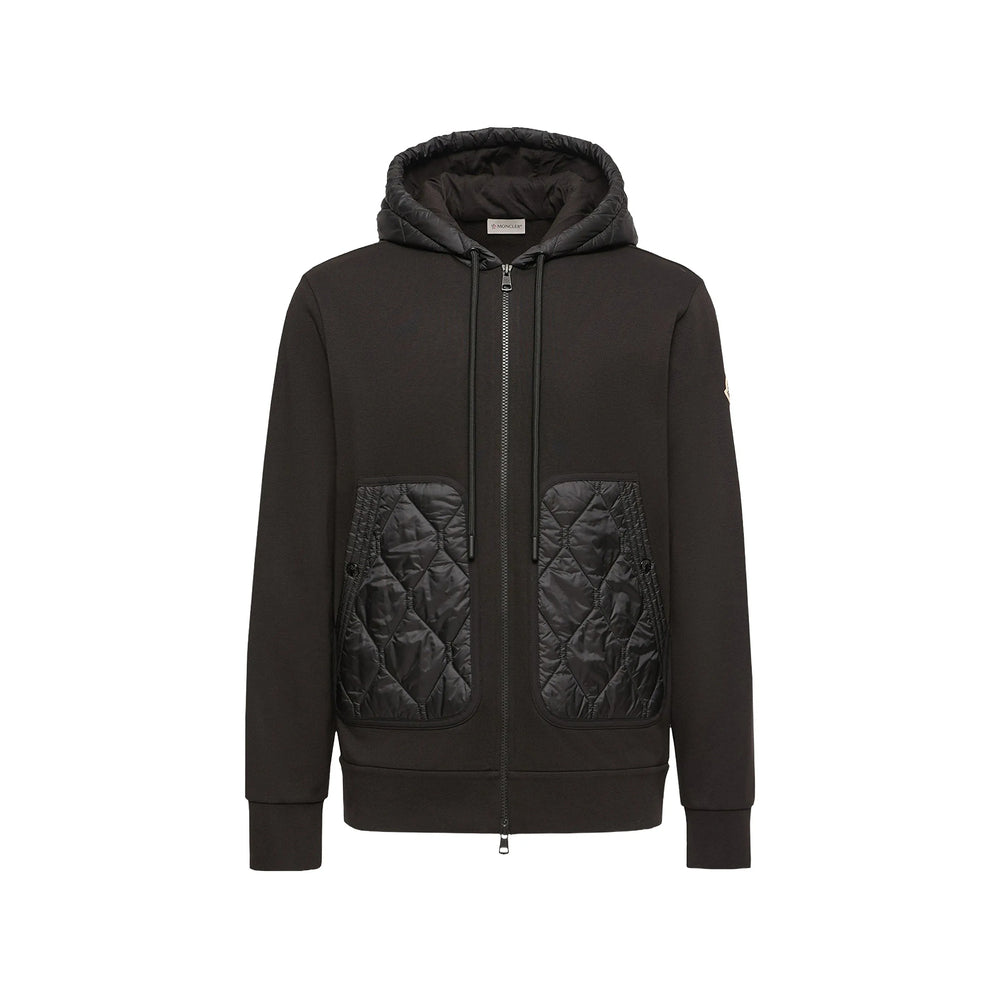 Moncler Black Sweaters & Knitwear - Hoodies Men MONCLER