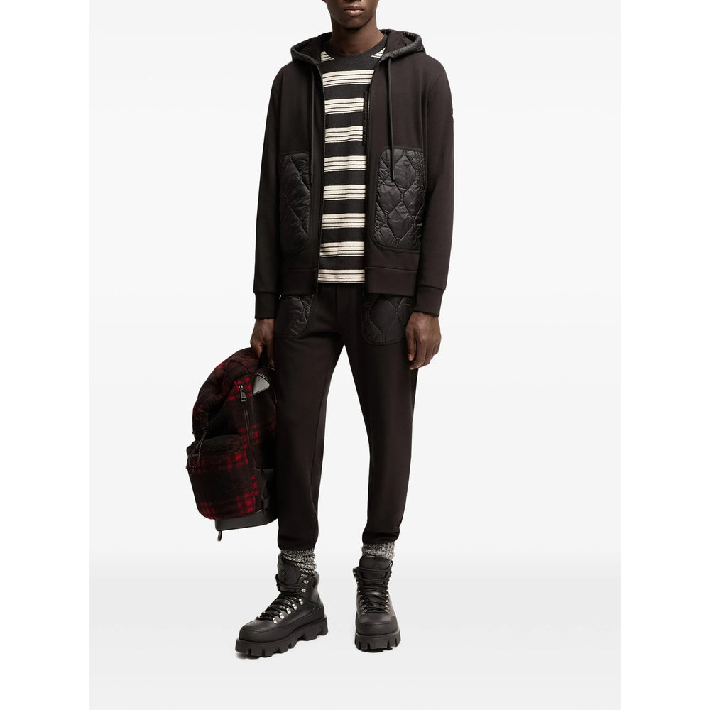 Moncler Black Sweaters & Knitwear - Hoodies Men MONCLER