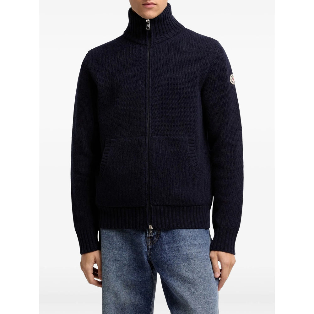 Moncler Blue Sweaters & Knitwear - Cardigans Men MONCLER