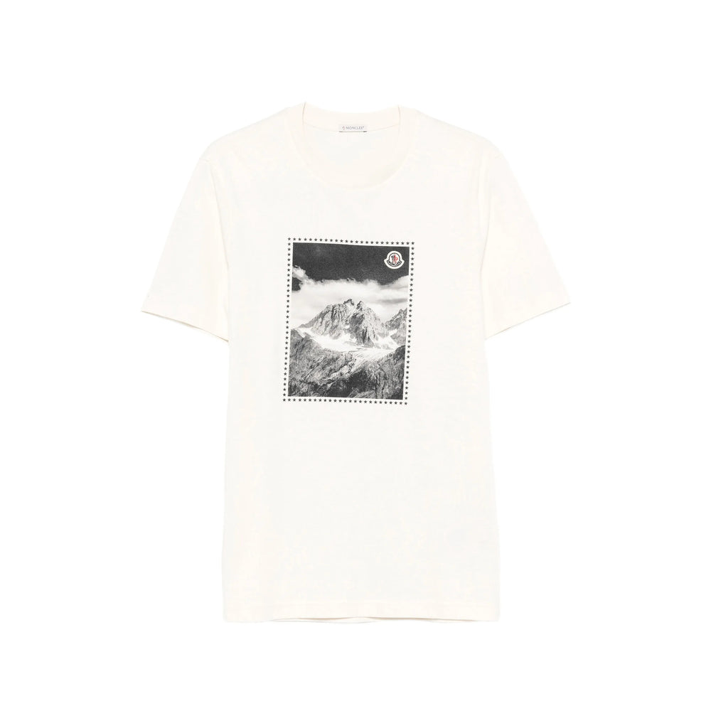 Moncler Neutrals T-Shirts & Vests - T-Shirts Men MONCLER
