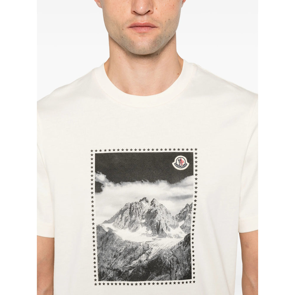 Moncler Neutrals T-Shirts & Vests - T-Shirts Men MONCLER