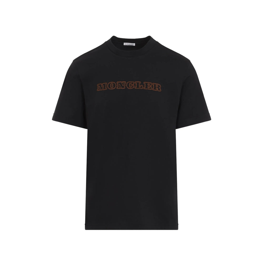 Moncler Black T-Shirts & Vests Men MONCLER