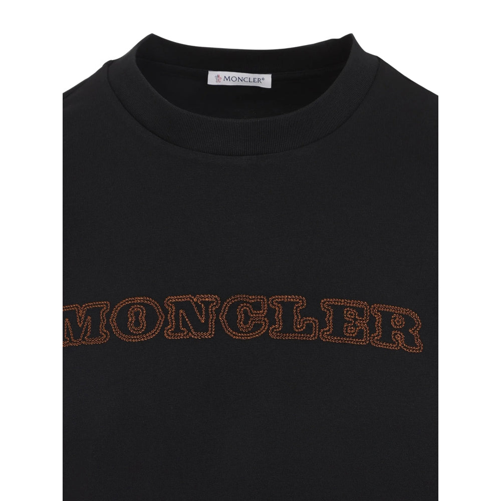 Moncler Black T-Shirts & Vests Men MONCLER