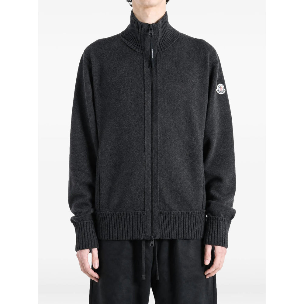 Moncler Grey Sweaters & Knitwear - Cardigans Men MONCLER