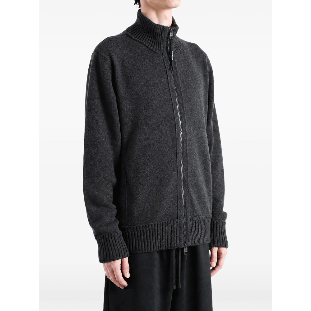 Moncler Grey Sweaters & Knitwear - Cardigans Men MONCLER