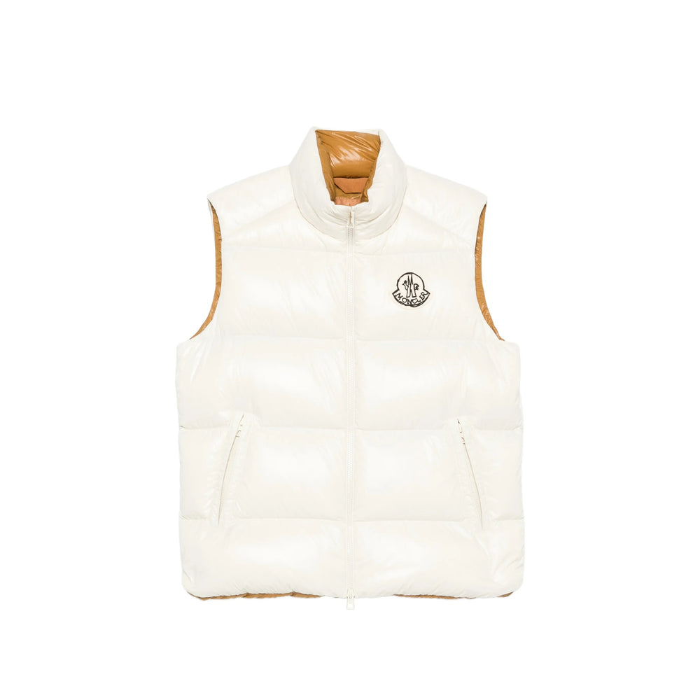 Moncler White Jackets - Waistcoats & Gilets Men MONCLER