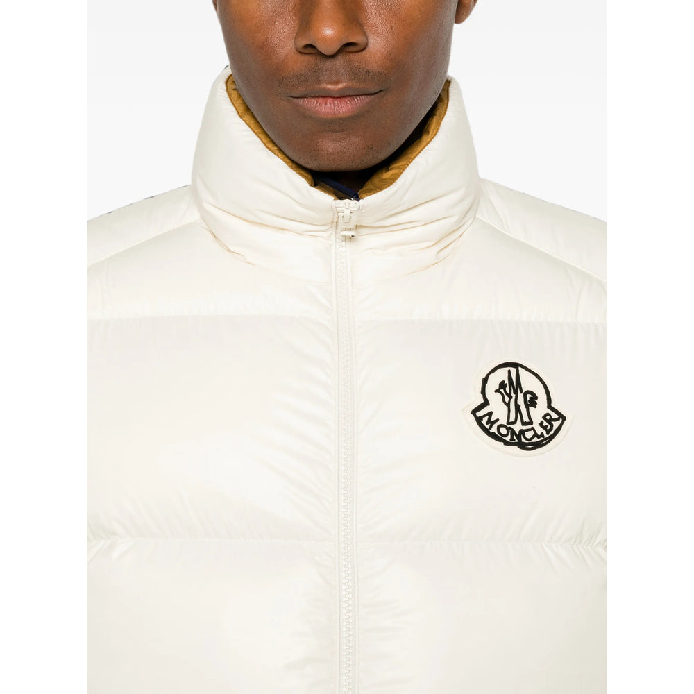 Moncler White Jackets - Waistcoats & Gilets Men MONCLER
