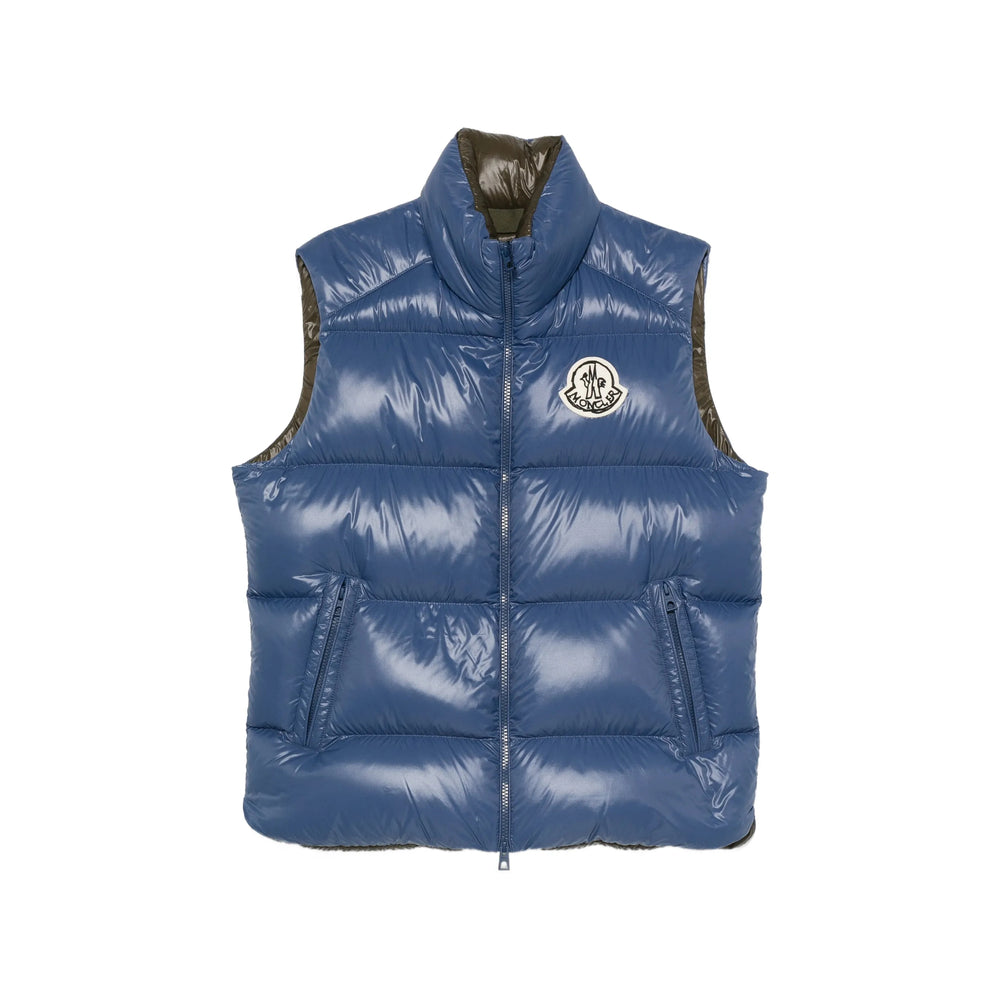 Moncler Blue Jackets - Waistcoats & Gilets Men MONCLER