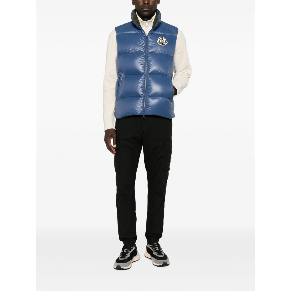 Moncler Blue Jackets - Waistcoats & Gilets Men MONCLER