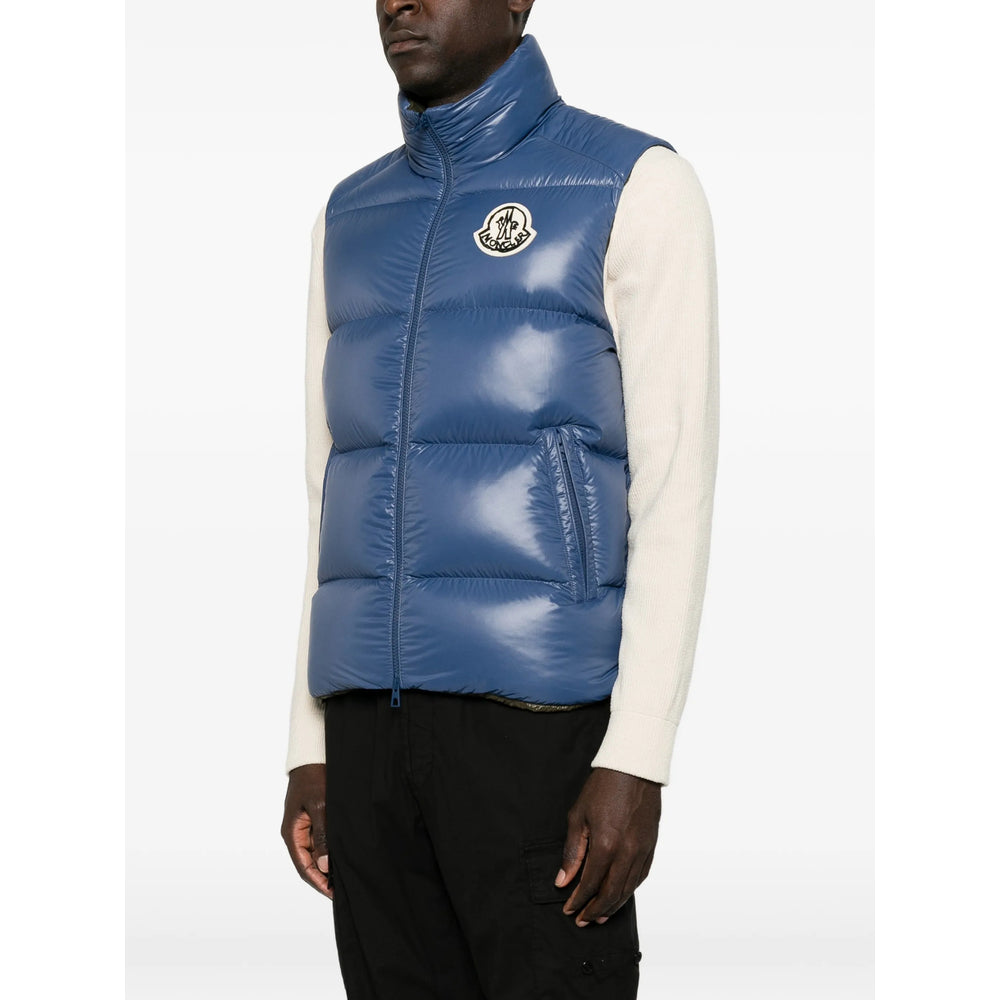 Moncler Blue Jackets - Waistcoats & Gilets Men MONCLER