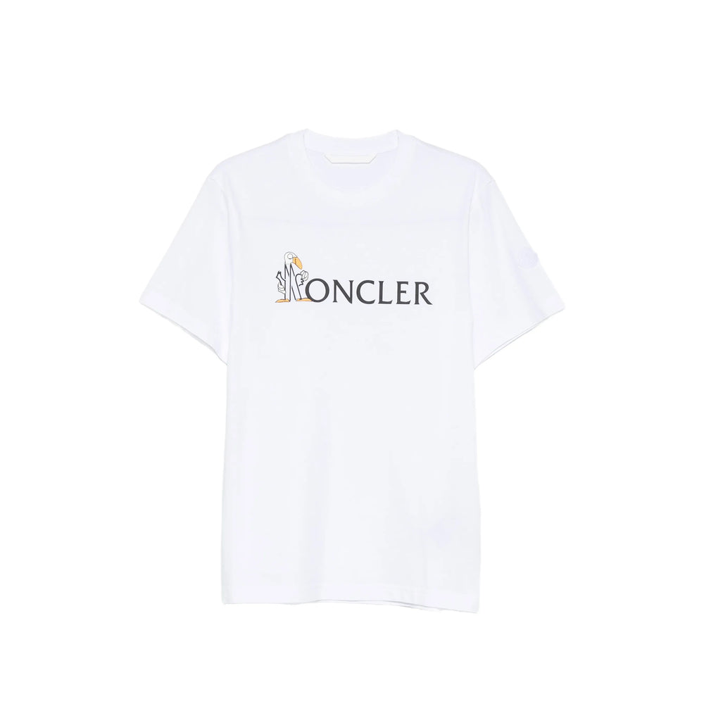 Moncler White T-Shirts & Vests Men MONCLER