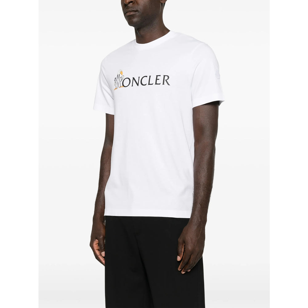 Moncler White T-Shirts & Vests Men MONCLER