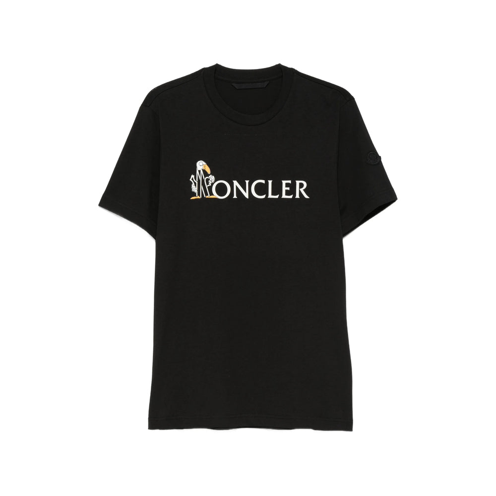 Moncler Black T-Shirts & Vests Men MONCLER