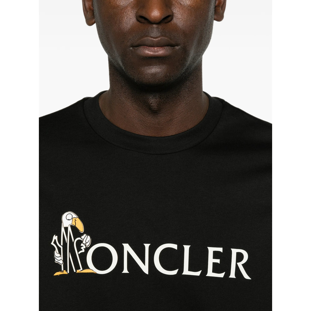Moncler Black T-Shirts & Vests Men MONCLER