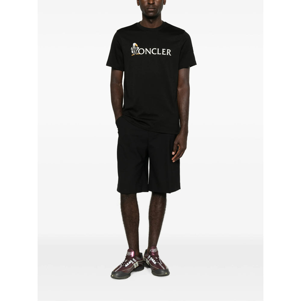 Moncler Black T-Shirts & Vests Men MONCLER