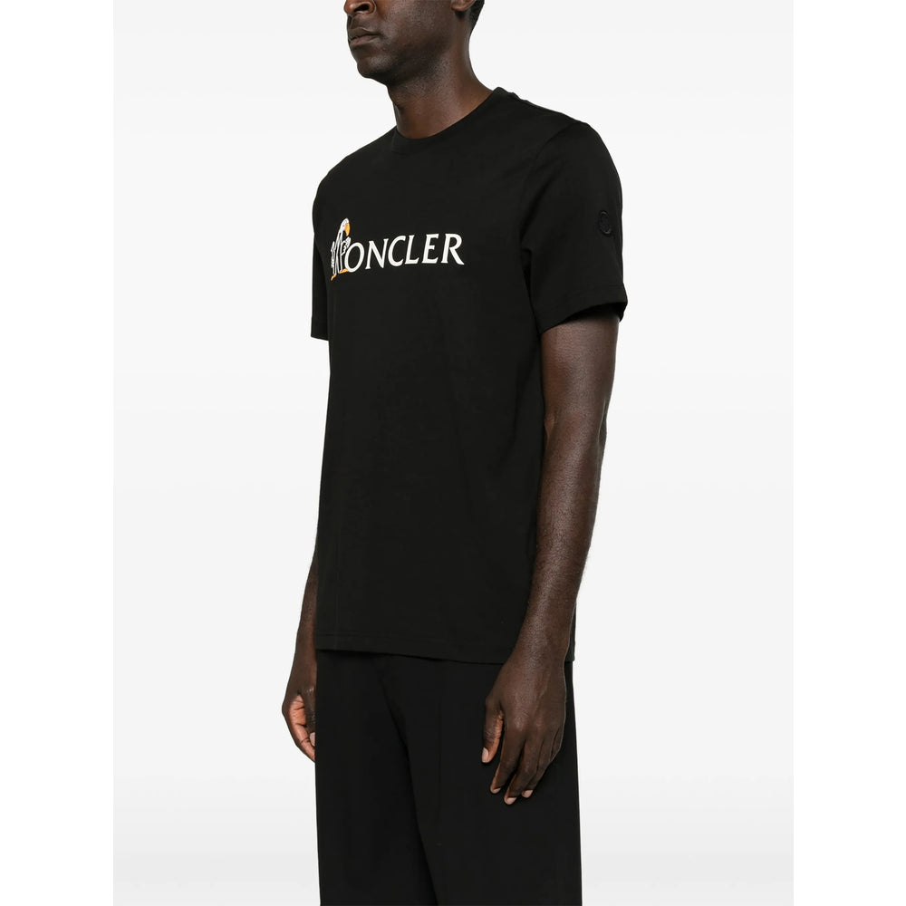 Moncler Black T-Shirts & Vests Men MONCLER