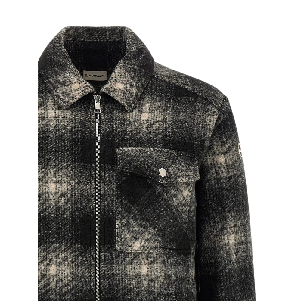 Moncler Black Shirts - Shirt Jackets Men MONCLER