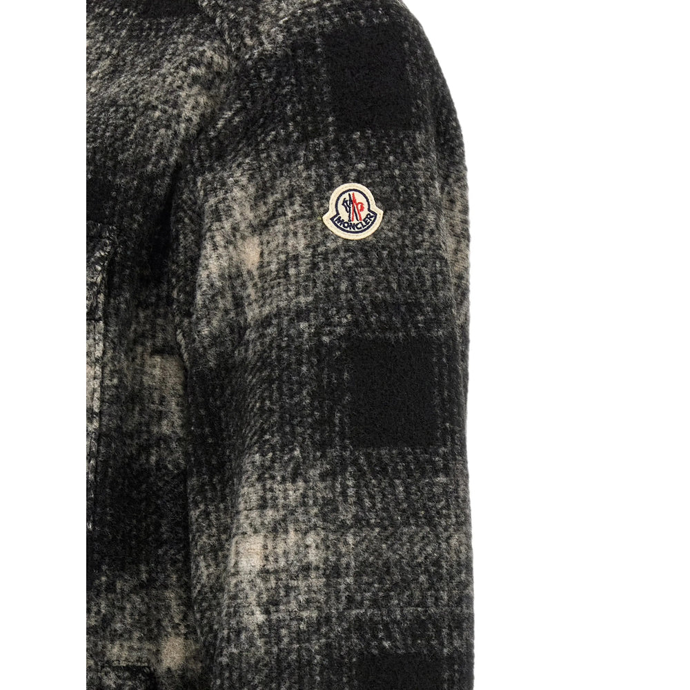 Moncler Black Shirts - Shirt Jackets Men MONCLER