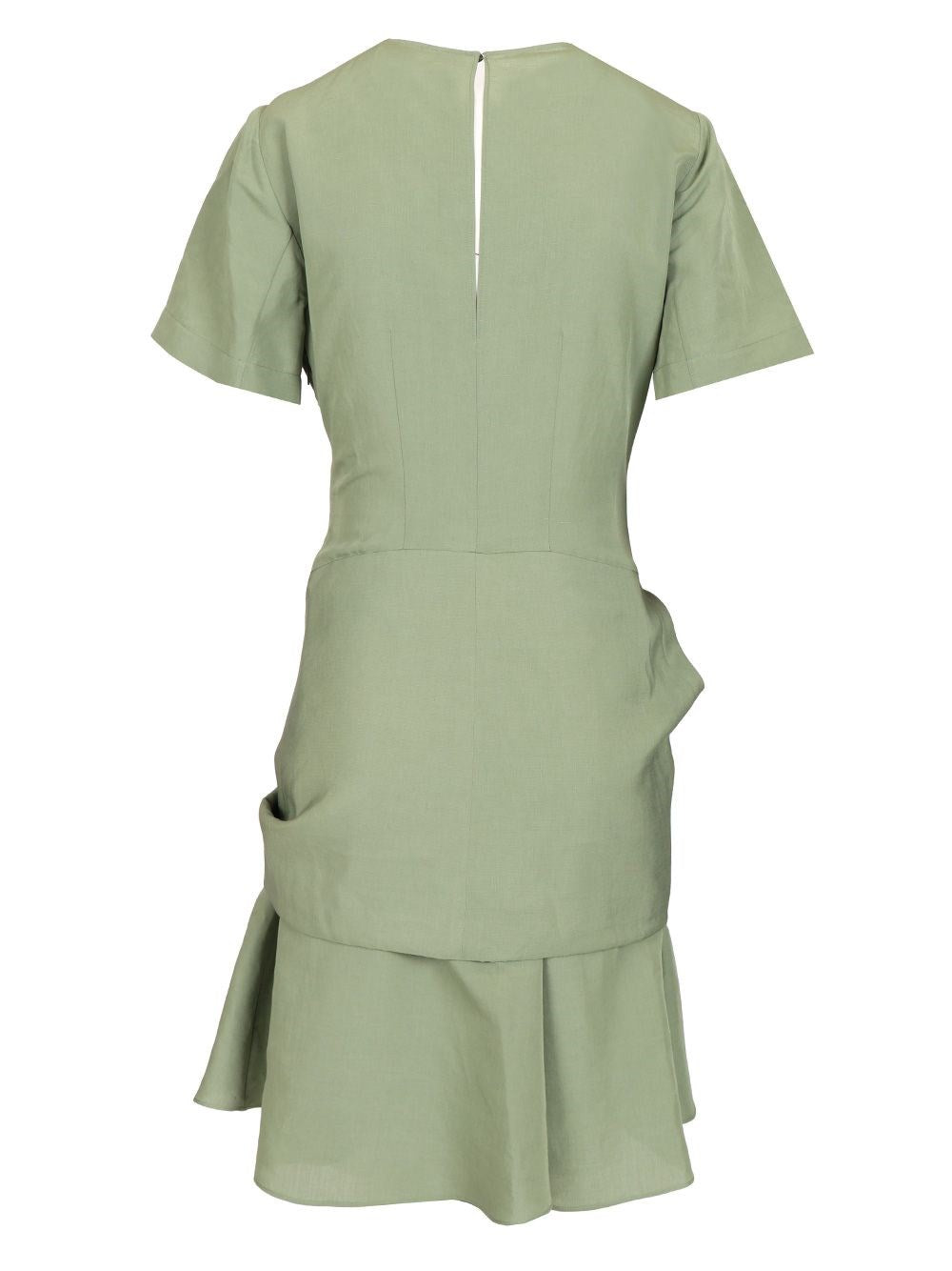 Loewe Paula's Ibiza Women Pebble Dress In Viscose And Linen LOEWE