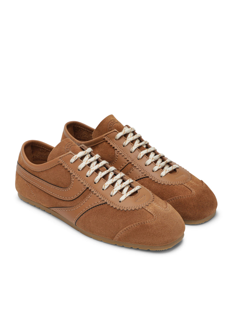Dries Van Noten Women Dries Van Noten Suede And Smooth Leather Sneakers DRIES VAN NOTEN