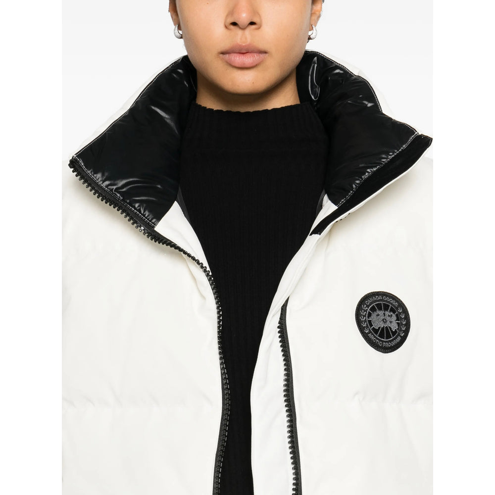 Canada Goose White Jackets - Waistcoat & Gilets Women CANADA GOOSE