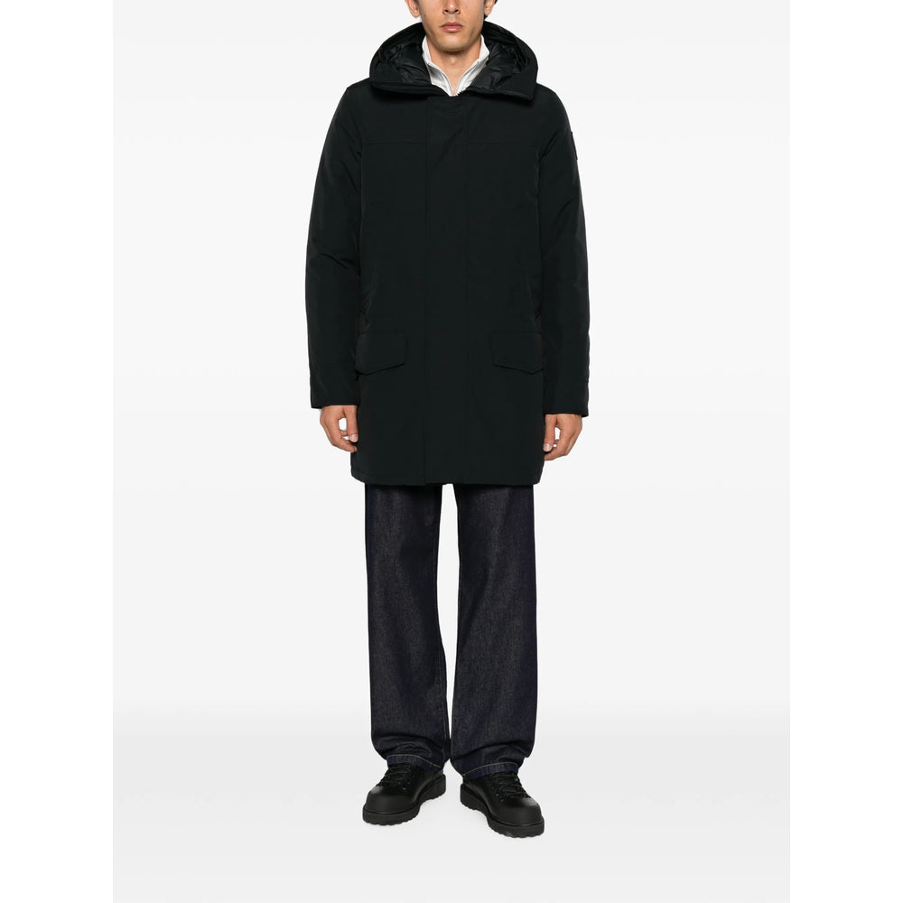 Canada Goose Black Coats - Single Breasted Coats Men CANADA GOOSE