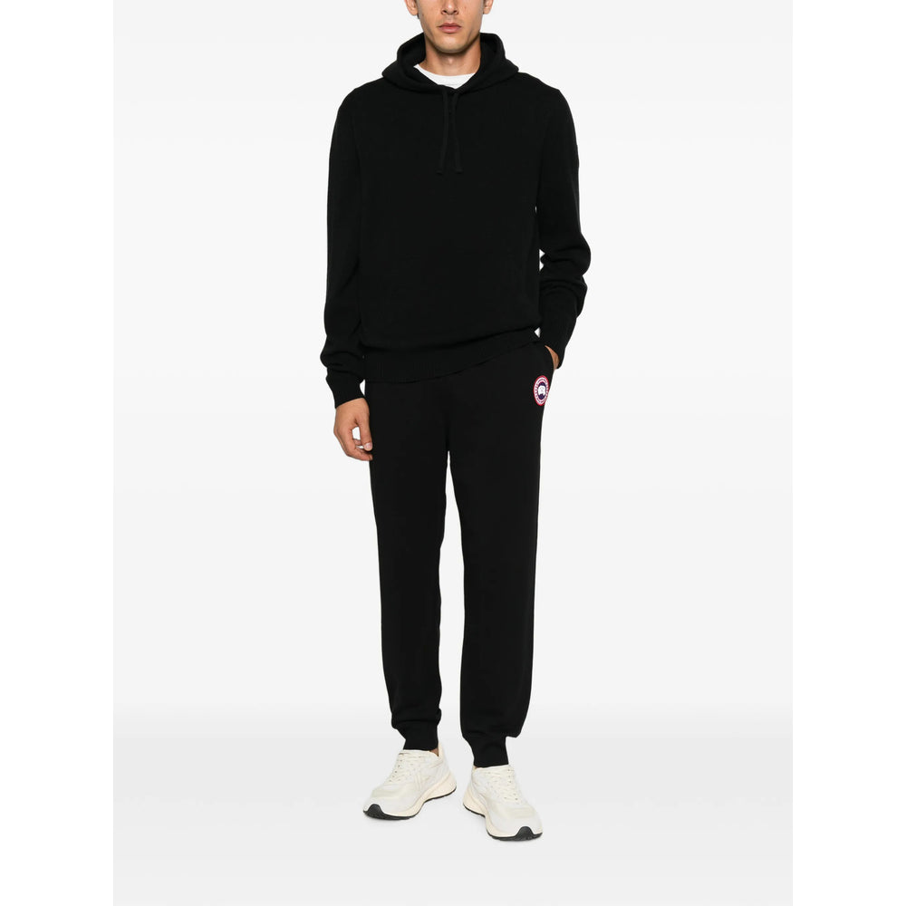 Canada Goose Black Trousers - Track Pants Men