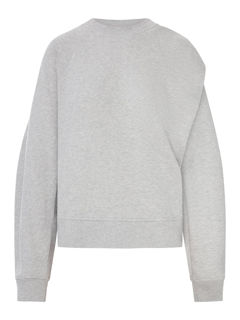 Dries Van Noten Women Cotton Sweatshirt With Drape On The Back DRIES VAN NOTEN