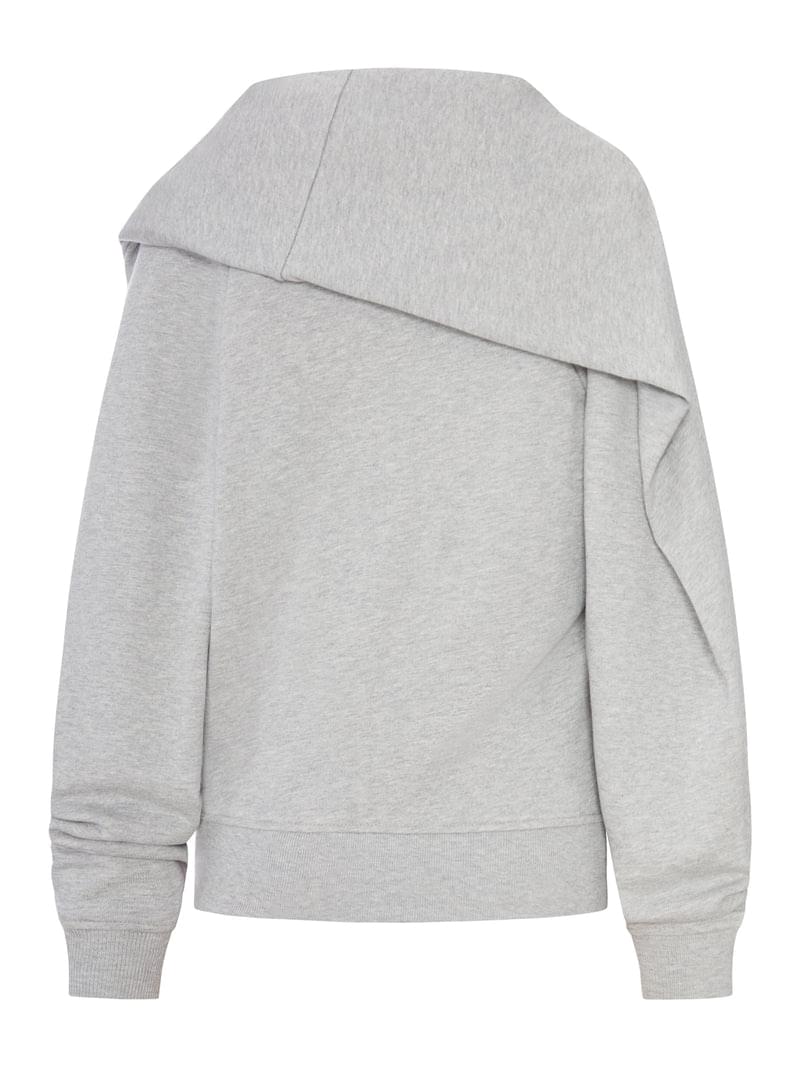 Dries Van Noten Women Cotton Sweatshirt With Drape On The Back DRIES VAN NOTEN