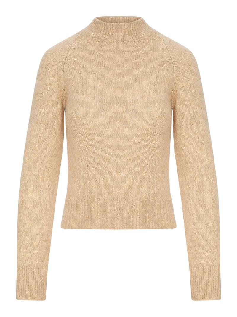 Dries Van Noten Women Cropped Mohair Sweater With High Neck DRIES VAN NOTEN