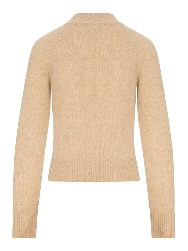 Dries Van Noten Women Cropped Mohair Sweater With High Neck DRIES VAN NOTEN