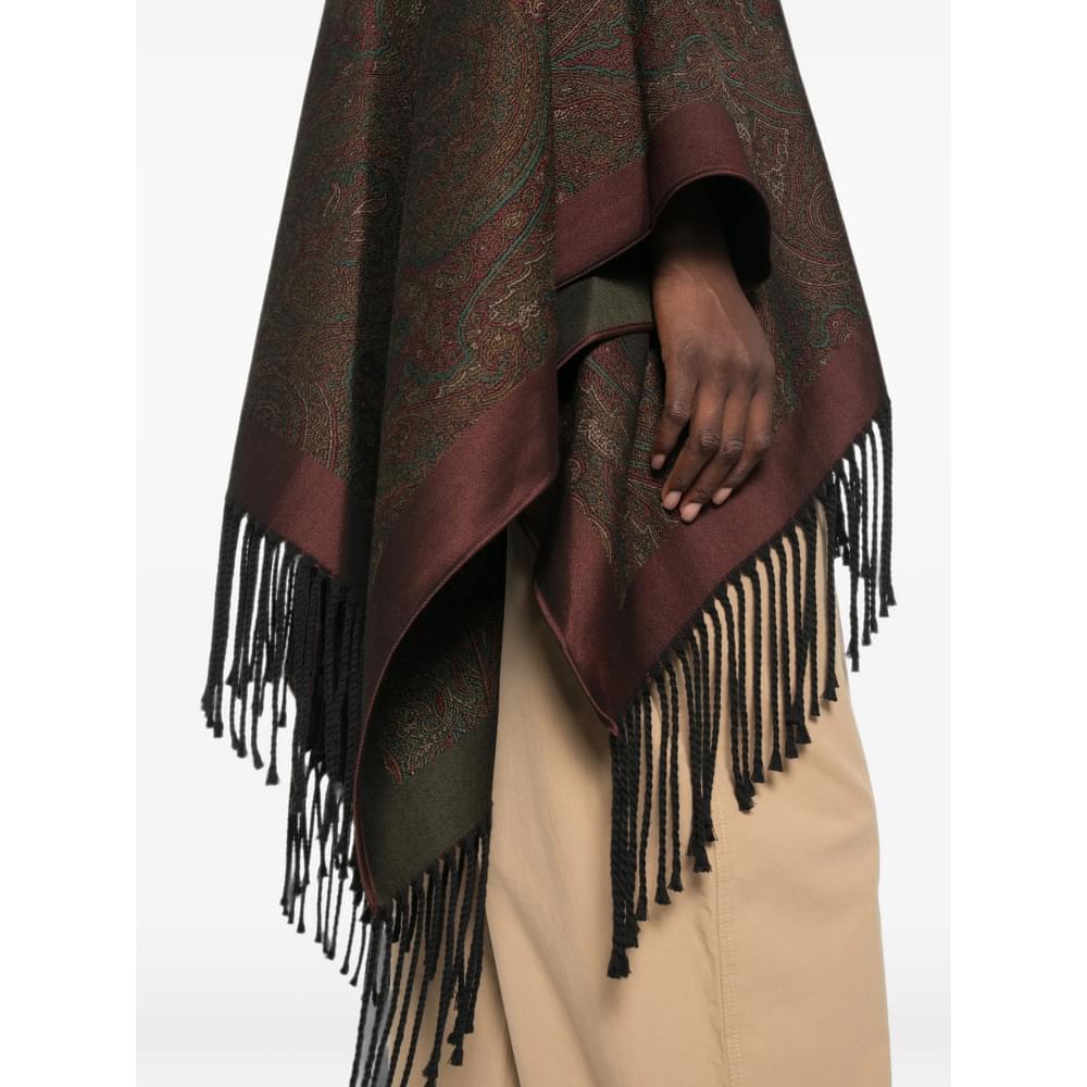 Etro Brown Jackets - Capes & Ponchos Women ETRO