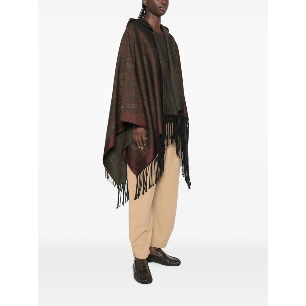 Etro Brown Jackets - Capes & Ponchos Women ETRO