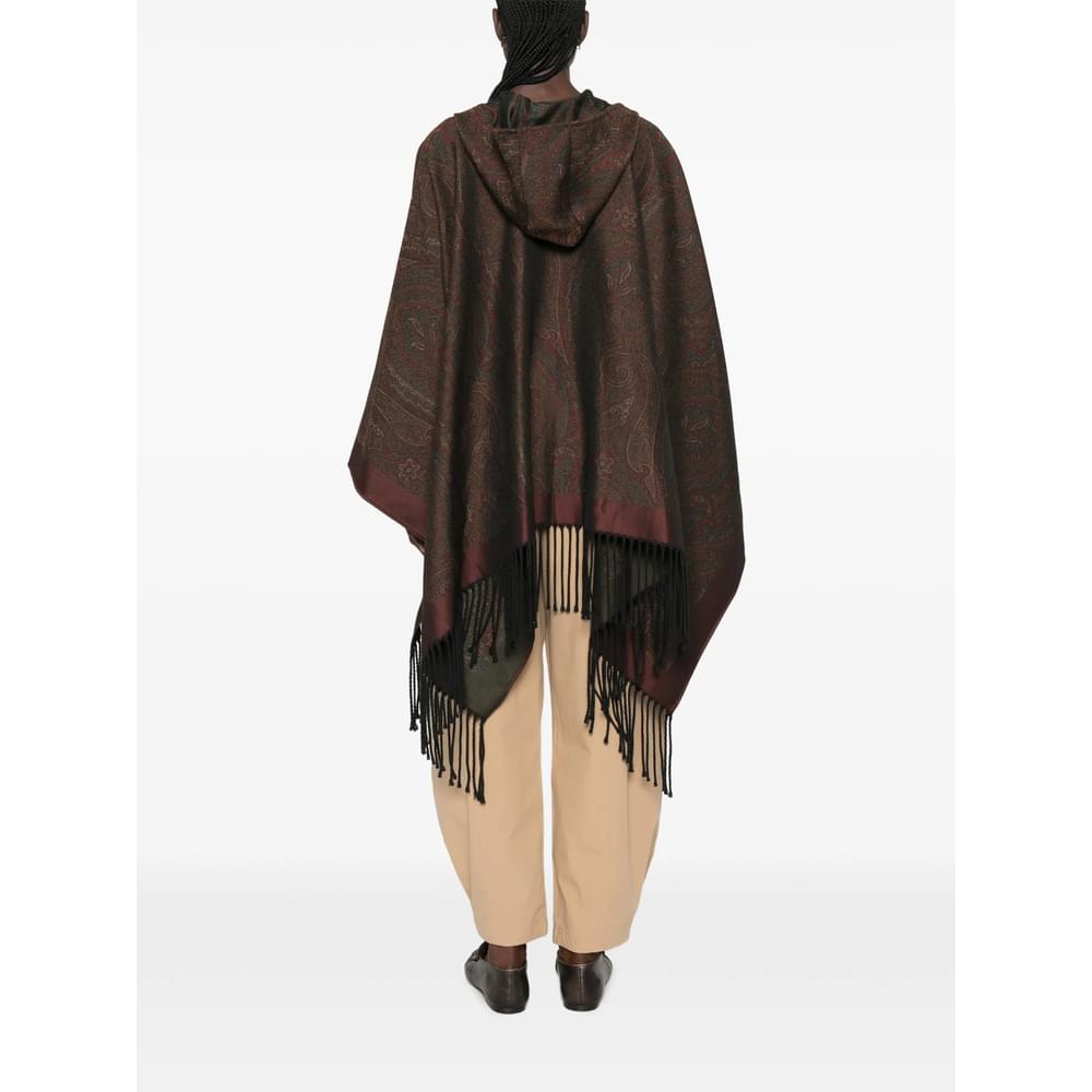 Etro Brown Jackets - Capes & Ponchos Women ETRO