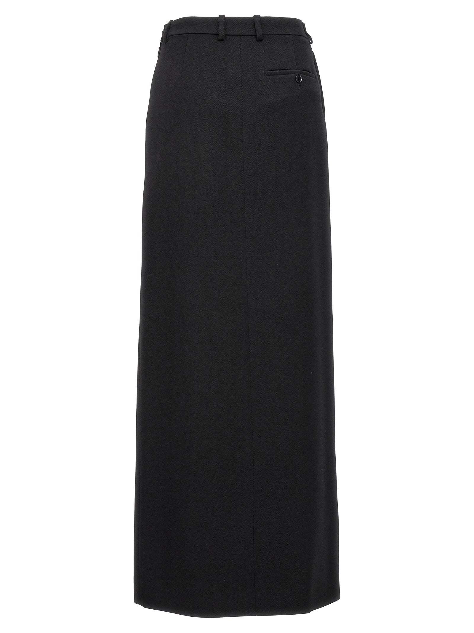 Balenciaga Women Long Wool Skirt BALENCIAGA