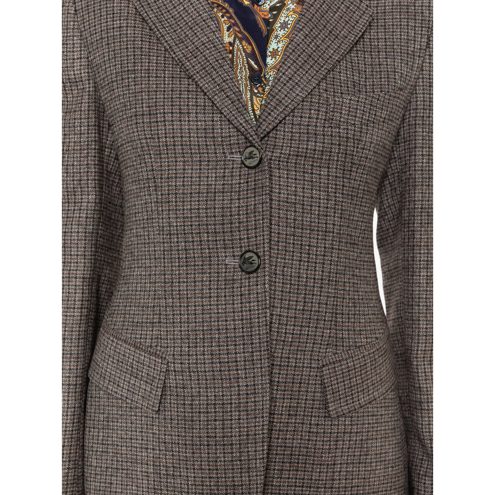 Etro Grey Jackets - Blazers Women ETRO