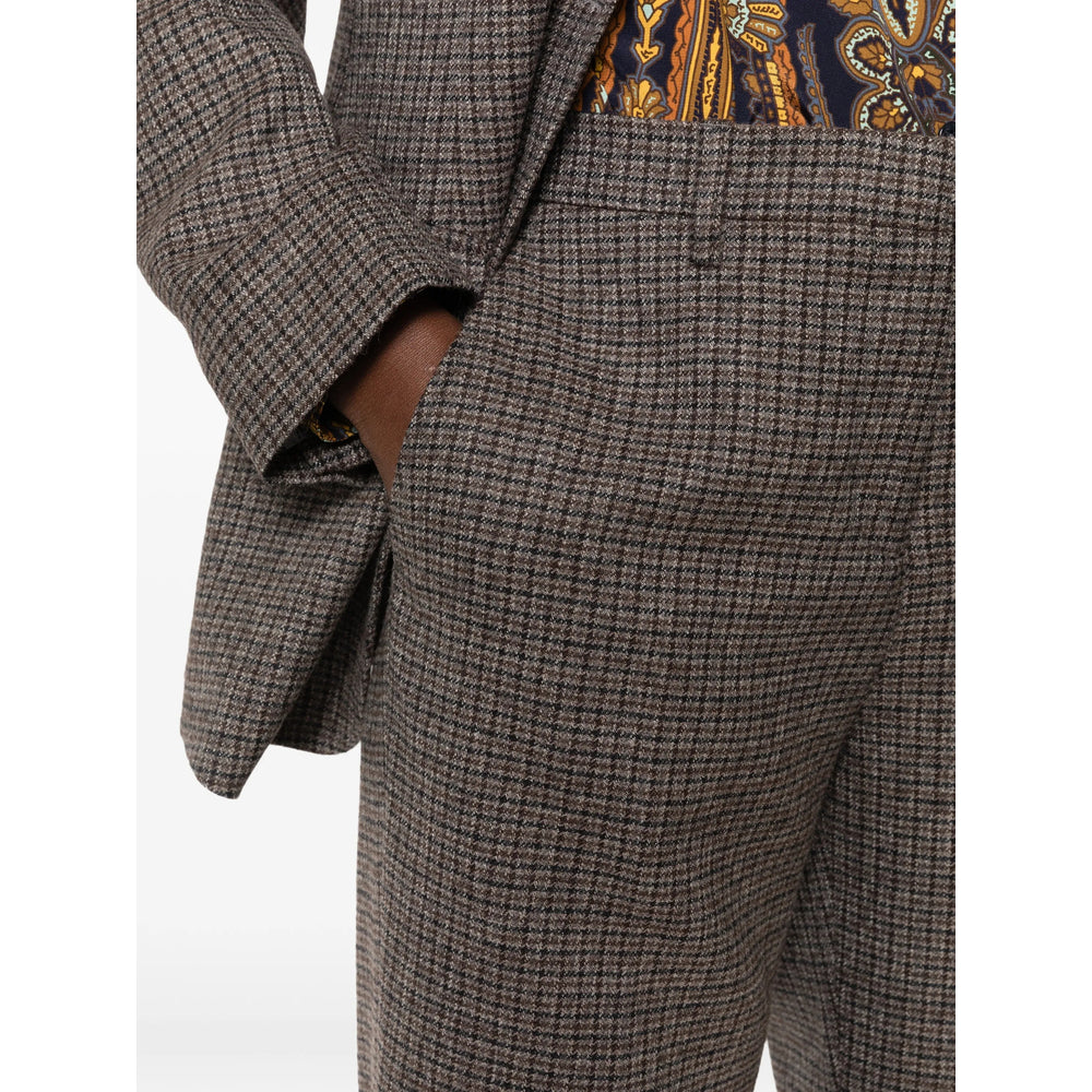 Etro Grey Trousers - Straight Trousers Women