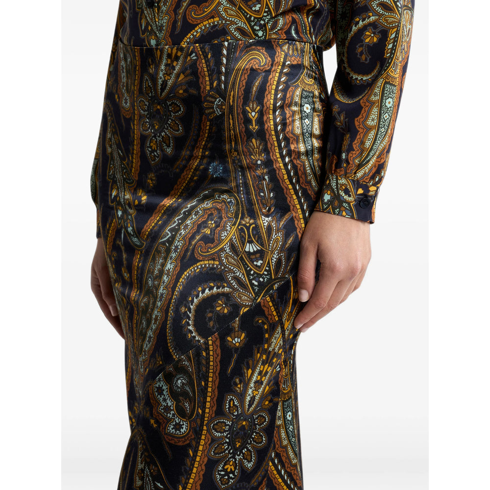 Etro Blue Skirts - High-Waisted Skirts Women ETRO