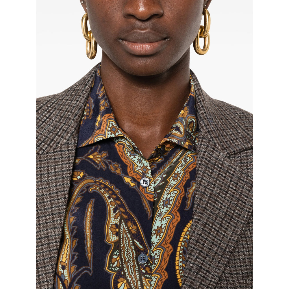Etro Blue Tops - Shirts Women ETRO