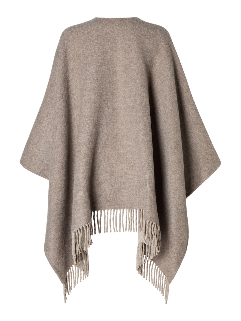 Fendi Women Ff Wool And Cashmere Poncho FENDI