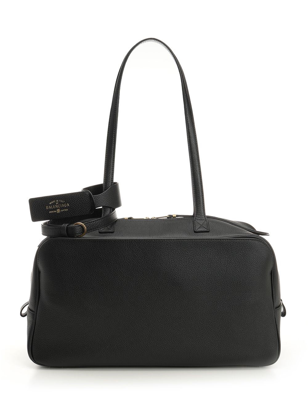Balenciaga Women "Carrie" Medium Leather Tote Bag